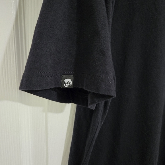 BLK-RFL-DIV T-Shirt Womens Size XL Black Pink Short Sleeve Cotton - Picture 5 of 9